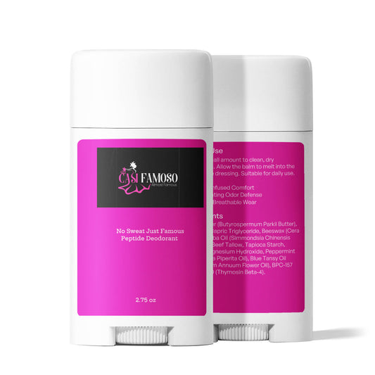 2 Pack No Sweat, Just Famous Peptide Deodorant